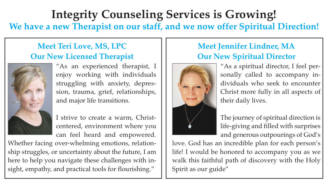 Integrity Counseling Services Therapy and Spiritual Direction